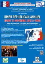 Diner républicain 18 novembre 2018